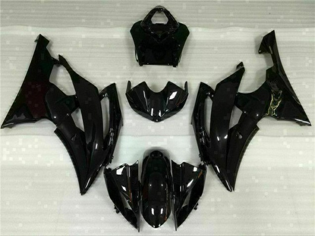2008-2016 Glossy Black Yamaha YZF R6 Motorbike Fairings 2008-2016 Glossy Black Yamaha YZF R6 Motorbike Fairings