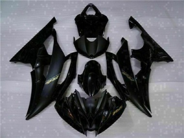 Abs 2008-2016 Black Yamaha YZF R6 Moto Fairings