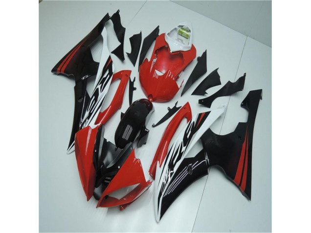 2008-2016 Red White Yamaha YZF R6 Motorcyle Fairings 2008-2016 Red White Yamaha YZF R6 Motorcyle Fairings