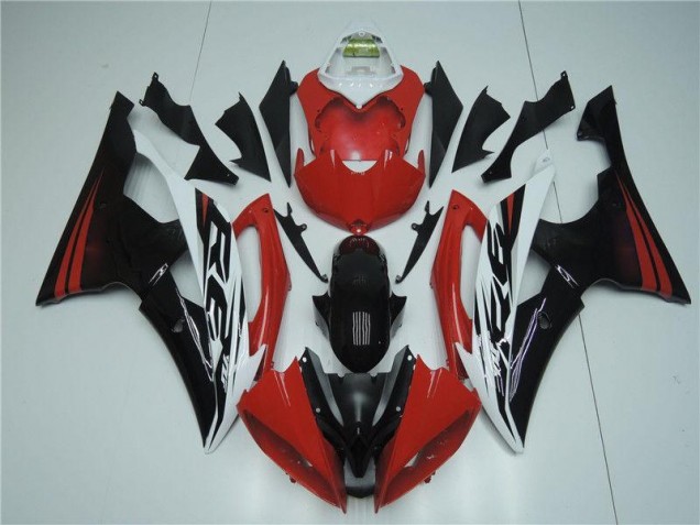 2008-2016 Red White Yamaha YZF R6 Motorcyle Fairings 2008-2016 Red White Yamaha YZF R6 Motorcyle Fairings