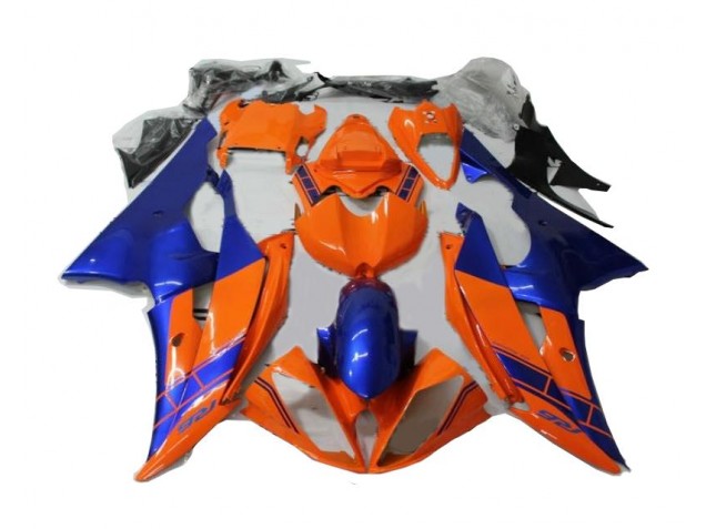 2008-2016 Orange Blue Yamaha YZF R6 Replacement Fairings 2008-2016 Orange Blue Yamaha YZF R6 Replacement Fairings