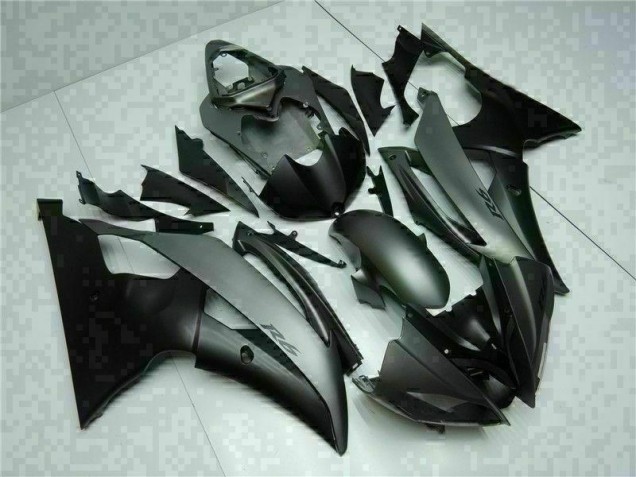 Abs 2008-2016 Grey Black Yamaha YZF R6 Motor Fairings