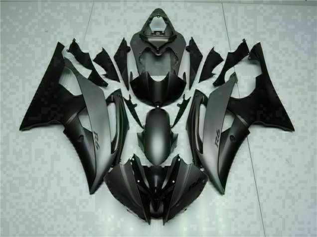 2008-2016 Grey Black Yamaha YZF R6 Motor Fairings 2008-2016 Grey Black Yamaha YZF R6 Motor Fairings
