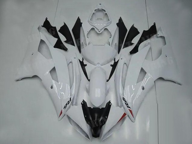 Abs 2008-2016 White Yamaha YZF R6 Motorcycle Fairings