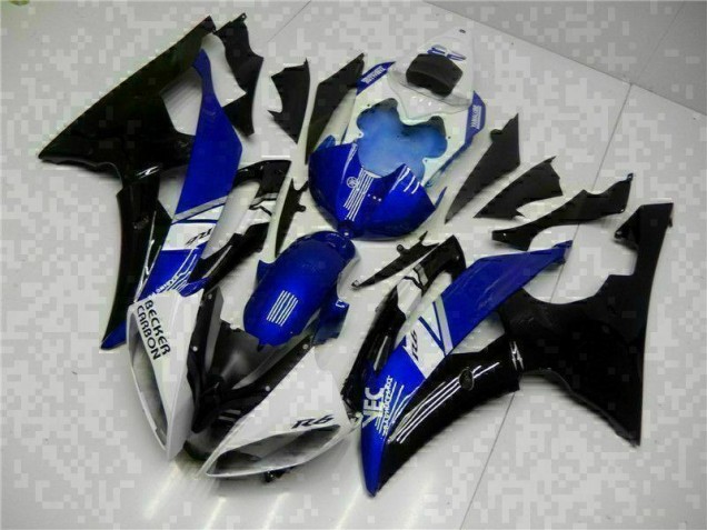 2008-2016 Blue Black Yamaha YZF R6 Motorcycle Fairing Kit 2008-2016 Blue Black Yamaha YZF R6 Motorcycle Fairing Kit
