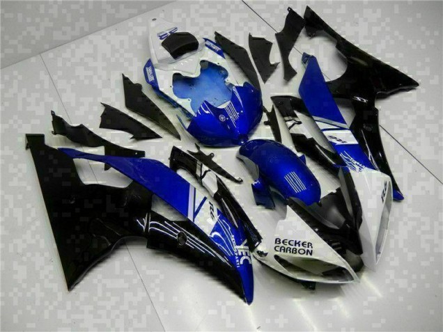 2008-2016 Blue Black Yamaha YZF R6 Motorcycle Fairing Kit 2008-2016 Blue Black Yamaha YZF R6 Motorcycle Fairing Kit