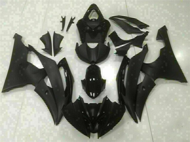 2008-2016 Black Yamaha YZF R6 Replacement Motorcycle Fairings 2008-2016 Black Yamaha YZF R6 Replacement Motorcycle Fairings