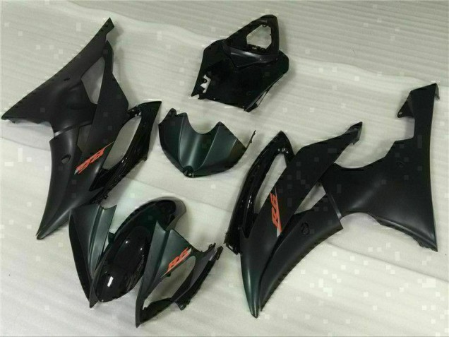2008-2016 Black Yamaha YZF R6 Motorbike Fairing Kits 2008-2016 Black Yamaha YZF R6 Motorbike Fairing Kits