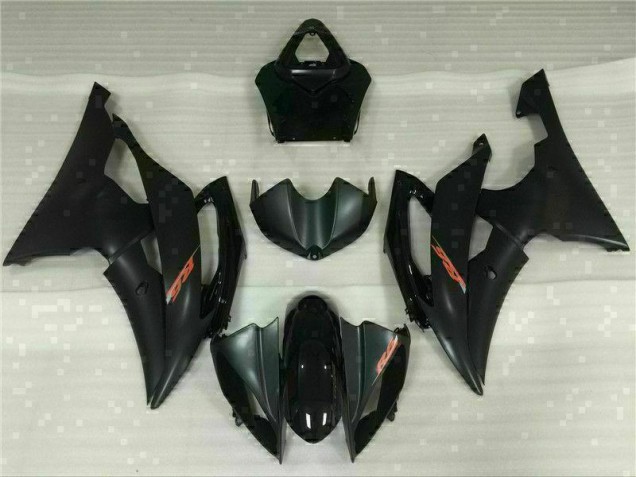 2008-2016 Black Yamaha YZF R6 Motorbike Fairing Kits 2008-2016 Black Yamaha YZF R6 Motorbike Fairing Kits