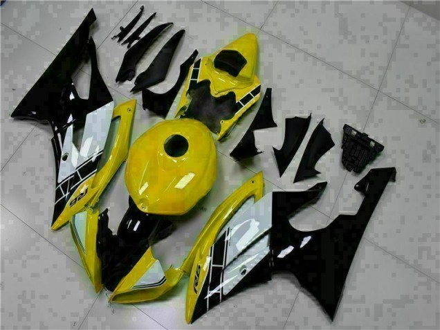 2008-2016 Yellow Black Yamaha YZF R6 Motorcycle Fairings Kits 2008-2016 Yellow Black Yamaha YZF R6 Motorcycle Fairings Kits