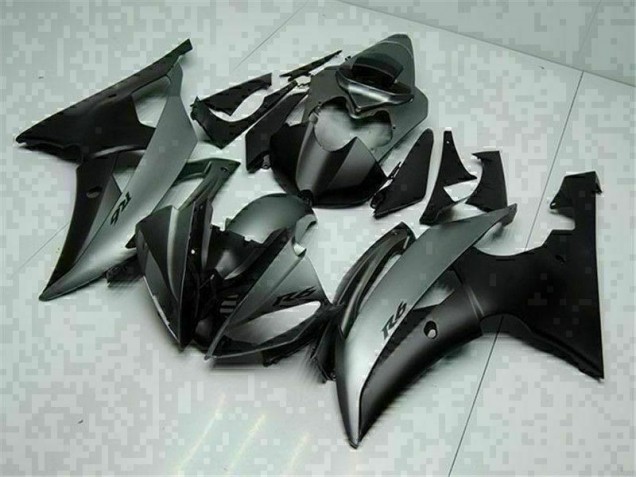 2008-2016 Grey Black Yamaha YZF R6 Moto Fairings 2008-2016 Grey Black Yamaha YZF R6 Moto Fairings