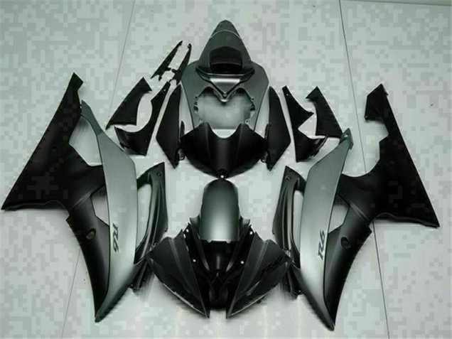 2008-2016 Grey Black Yamaha YZF R6 Moto Fairings 2008-2016 Grey Black Yamaha YZF R6 Moto Fairings