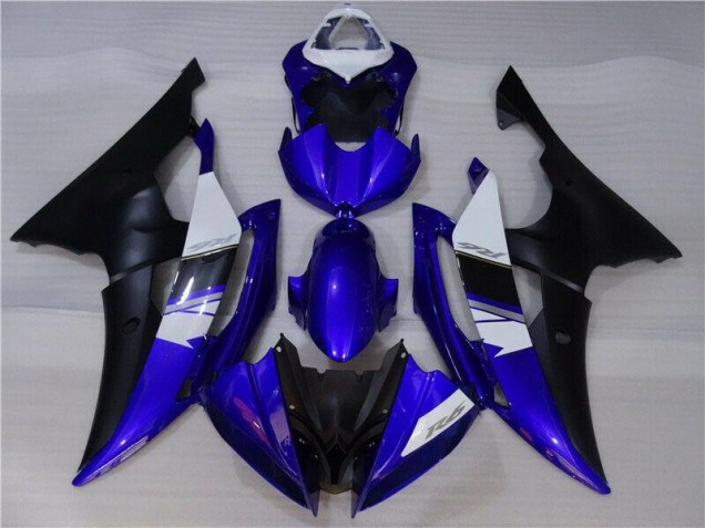 2008-2016 Blue Black Yamaha YZF R6 Replacement Fairings 2008-2016 Blue Black Yamaha YZF R6 Replacement Fairings
