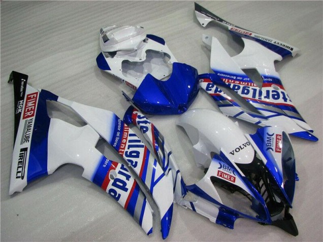 2008-2016 White Blue Sterilgarda Volvo Yamaha YZF R6 Motorcycle Fairing 2008-2016 White Blue Sterilgarda Volvo Yamaha YZF R6 Motorcycle Fairing
