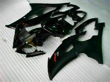 2008-2016 Black Yamaha YZF R6 Motorcycle Fairing Kit