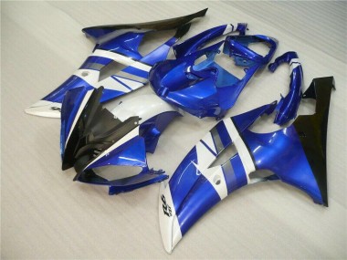 Abs 2008-2016 Blue White Black Yamaha YZF R6 Bike Fairings & Bodywork