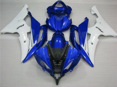 Abs 2008-2016 Blue White Black Yamaha YZF R6 Bike Fairings