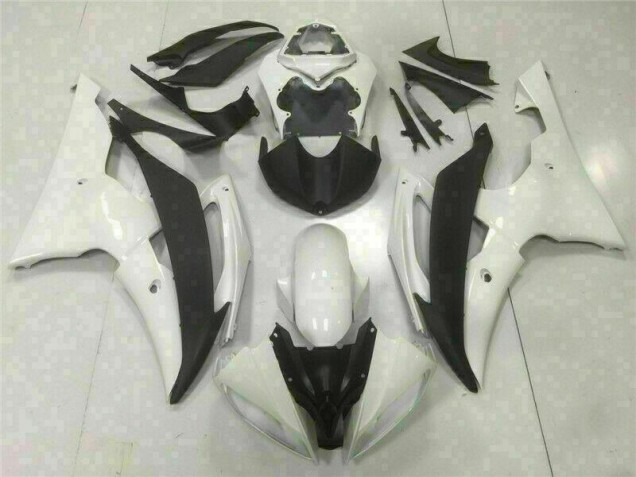 2008-2016 White Yamaha YZF R6 Motorcycle Bodywork 2008-2016 White Yamaha YZF R6 Motorcycle Bodywork