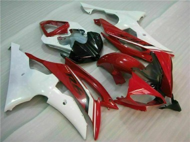 Abs 2008-2016 Red White Yamaha YZF R6 Motorbike Fairing Kits