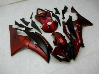 2008-2016 Red Black Yamaha YZF R6 Motorcycle Fairings Kits