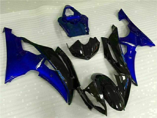 2008-2016 Blue Black Yamaha YZF R6 Motorcyle Fairings