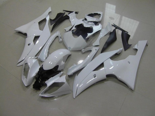 2008-2016 Pearl White No Decals Yamaha YZF R6 Motorbike Fairing