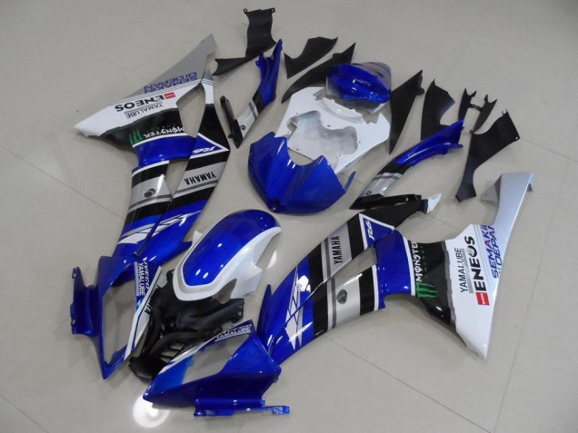 2008-2016 Blue White ENEOS Yamaha YZF R6 Bike Fairings 2008-2016 Blue White ENEOS Yamaha YZF R6 Bike Fairings