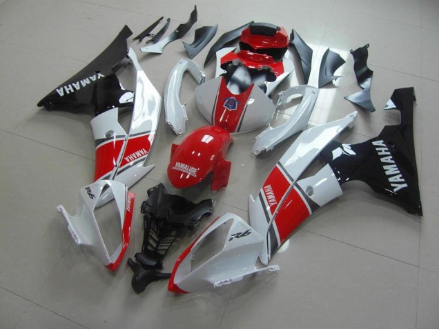 2008-2016 Red White Black Yamaha YZF R6 Motor Fairings 2008-2016 Red White Black Yamaha YZF R6 Motor Fairings