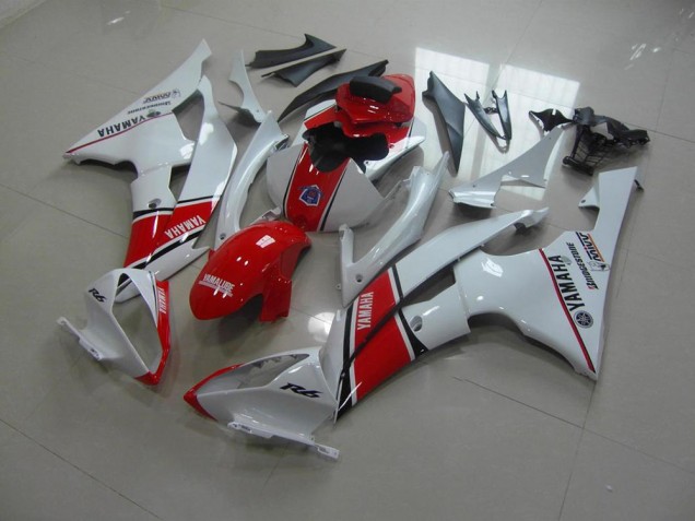 2008-2016 White Red OEM Style Yamaha YZF R6 Bike Fairings 2008-2016 White Red OEM Style Yamaha YZF R6 Bike Fairings