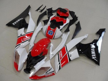 Abs 2008-2016 Red White Black Yamaha YZF R6 Bike Fairing Kit
