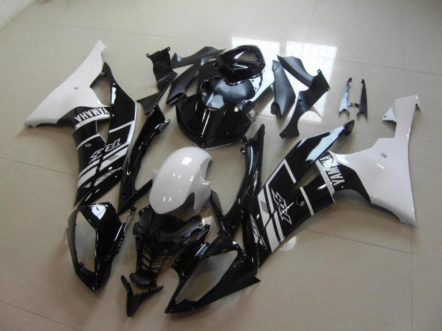 2008-2016 White Black Yamaha YZF R6 Motorcyle Fairings 2008-2016 White Black Yamaha YZF R6 Motorcyle Fairings