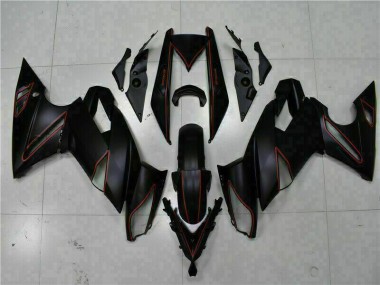 2009-2011 Black Red Kawasaki EX650 Motorbike Fairing