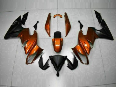 Abs 2009-2011 Orange Kawasaki EX650 Motorbike Fairing