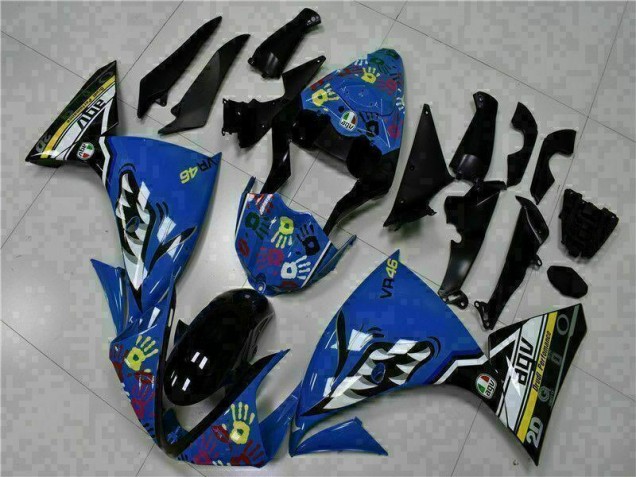 2009-2011 Blue Yamaha YZF R1 Bike Fairings 2009-2011 Blue Yamaha YZF R1 Bike Fairings