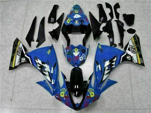 2009-2011 Blue Yamaha YZF R1 Bike Fairings 2009-2011 Blue Yamaha YZF R1 Bike Fairings