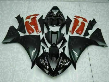2009-2011 Black Red Yamaha YZF R1 Motorbike Fairing