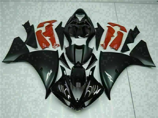 2009-2011 Black Red Yamaha YZF R1 Motorbike Fairing 2009-2011 Black Red Yamaha YZF R1 Motorbike Fairing