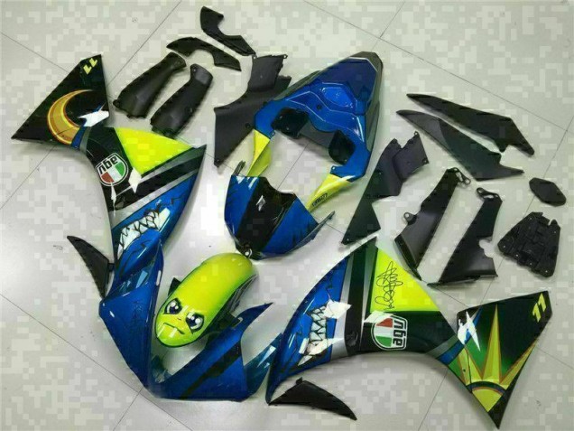 2009-2011 Blue Yamaha YZF R1 Replacement Motorcycle Fairings 2009-2011 Blue Yamaha YZF R1 Replacement Motorcycle Fairings