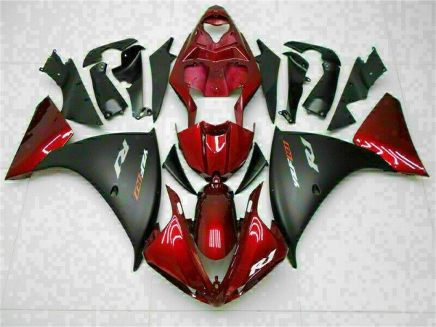 2009-2011 Red Black Yamaha YZF R1 Motorbike Fairing Kits 2009-2011 Red Black Yamaha YZF R1 Motorbike Fairing Kits