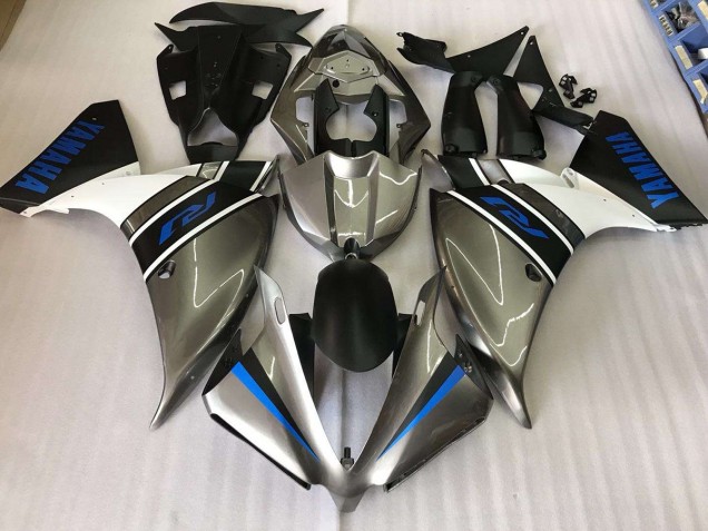 2009-2011 Silver Blue Yamaha YZF R1 Replacement Fairings 2009-2011 Silver Blue Yamaha YZF R1 Replacement Fairings