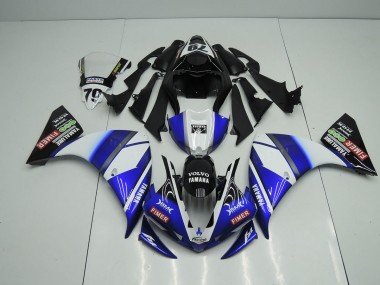 Abs 2009-2011 Blue Black Sterilgarda Yamaha YZF R1 Motor Bike Fairings