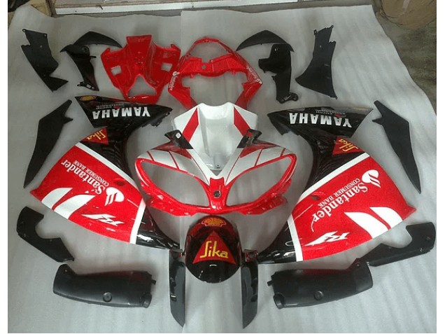 2009-2011 Red White and Black Graphic Yamaha YZF R1 Motorbike Fairing 2009-2011 Red White and Black Graphic Yamaha YZF R1 Motorbike Fairing