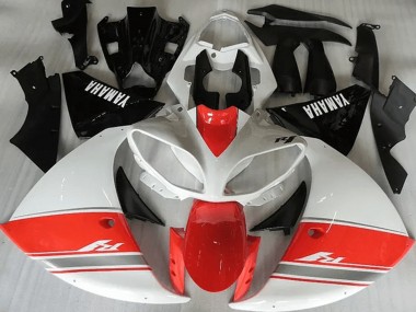 ABS 2009-2011 Racy Red White Black Yamaha YZF R1 Motorcycle Fairing Kits & Plastic Bodywork MF2291