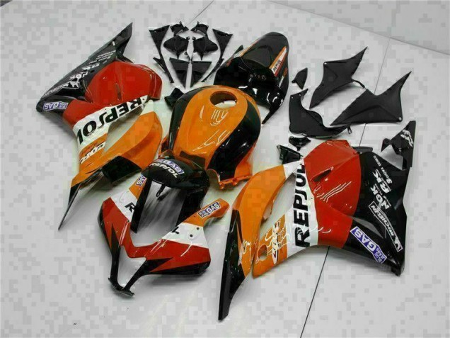 2009-2012 Orange Repsol Honda CBR600RR Motor Fairings 2009-2012 Orange Repsol Honda CBR600RR Motor Fairings