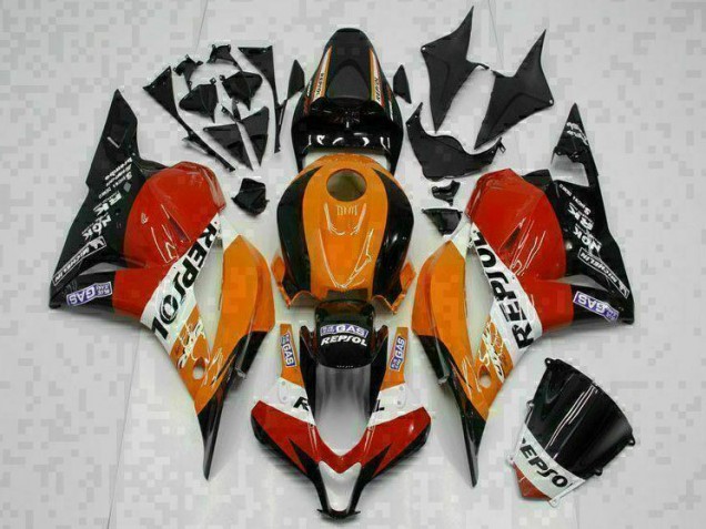 2009-2012 Orange Repsol Honda CBR600RR Motor Fairings 2009-2012 Orange Repsol Honda CBR600RR Motor Fairings