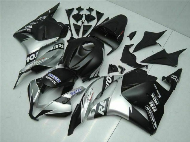 2009-2012 Black Silver Repsol Honda CBR600RR Motorcycle Fairings Kits 2009-2012 Black Silver Repsol Honda CBR600RR Motorcycle Fairings Kits