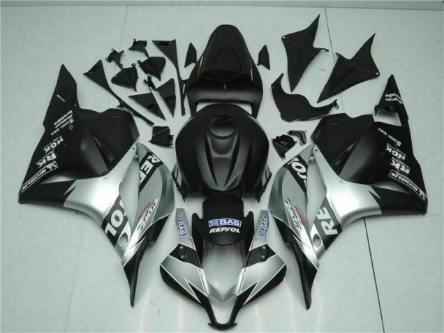 2009-2012 Black Silver Repsol Honda CBR600RR Motorcycle Fairings Kits 2009-2012 Black Silver Repsol Honda CBR600RR Motorcycle Fairings Kits