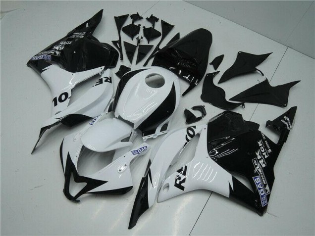 2009-2012 White Black Honda CBR600RR Motorcycle Replacement Fairings