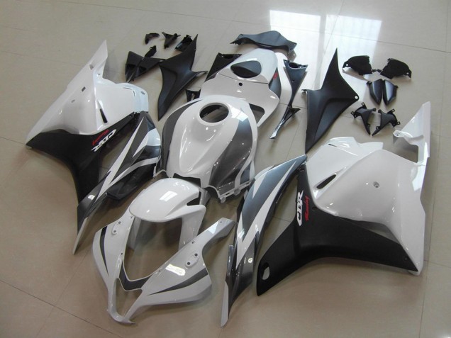 2009-2012 White Black Grey Honda CBR600RR Motorbike Fairings 2009-2012 White Black Grey Honda CBR600RR Motorbike Fairings