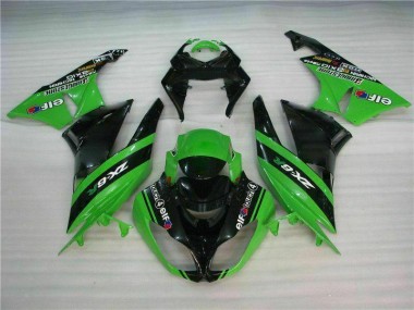 ABS 2009-2012 Kawasaki Ninja ZX6R Motorcycle Fairing Kits & Plastic Bodywork MF1933